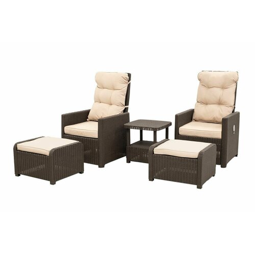 Комплект уличной мебели B: rattan MANCHESTER OTTO SET 2 венге