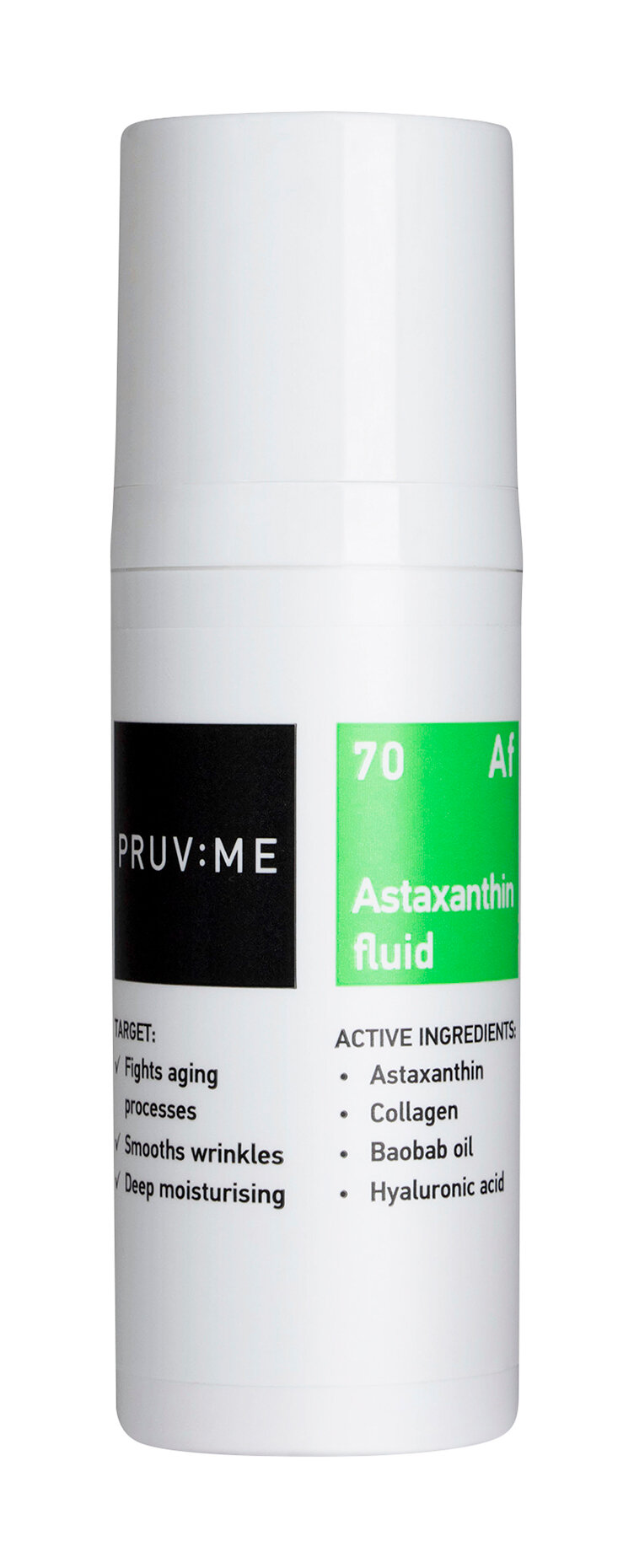 Омолаживающий флюид для лица с астаксантином Pruv Me 70 Astaxanthin Fluid 50 мл .