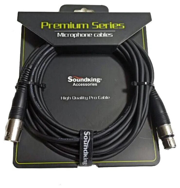 фото Аудио кабель микрофонный XLRm-XLRf 5м BB110-5M / акустический кабель для записи вокала