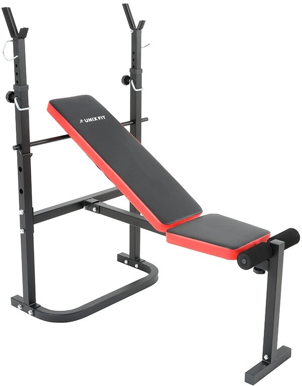 Скамья силовая со стойками UNIX Fit BENCH 120 - фотография № 1