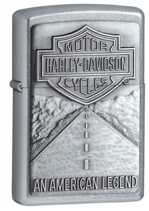 Оригинальная бензиновая зажигалка ZIPPO 20229 Harley-Davidson с покрытием Street Chrome™