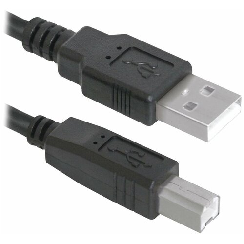 Кабель USB 2.0 AM-BM, 1,8 м, DEFENDER, для подключения принтеров, МФУ и периферии, 83763, 511270