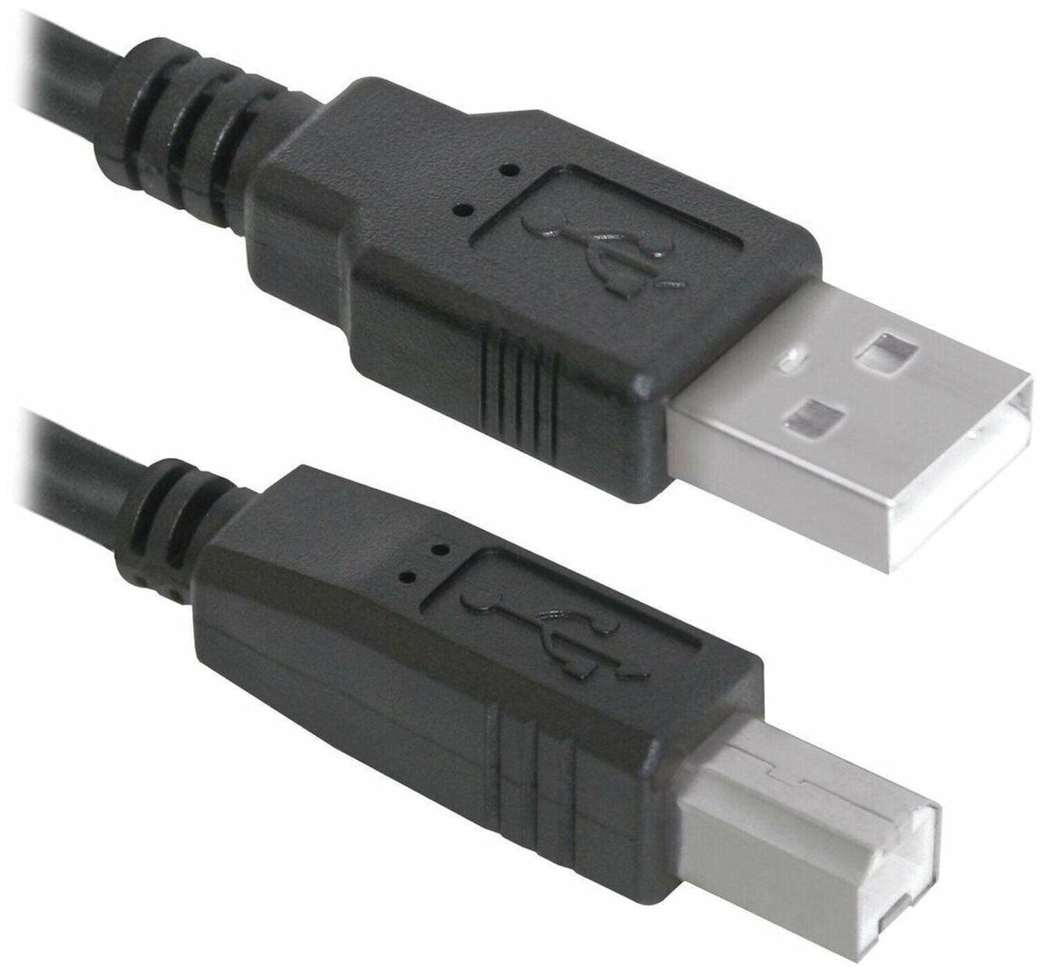 Кабель Defender USB A-USB B, M-M 1,8м Black (usb04-06) - фото №7