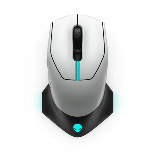 Мышь беспроводная Dell Mouse AW610M Alienware; Gaming; Wired/Wireless; USB; Optical; 16000 dpi; 7 butt; Lunar light gaming mouse a874 7 buttons 3200dpi led usb wired compatible with computer and laptop black