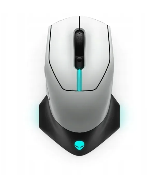 Мышь Dell Mouse AW610M Alienware; Gaming; Wired/Wireless; USB; Optical; 16000 dpi; 7 butt; Lunar light