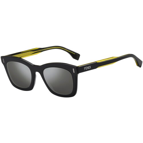 Fendi FF M0101/S 71C T4 52 черный, желтый ацетат