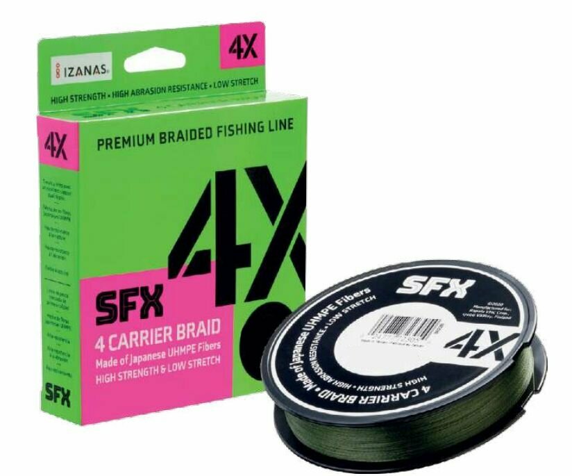 Леска плетеная SFX 4X зеленая 135 м 0.165 мм 8.6 кг PE 1 SFX4B165GR150Y - фотография № 6