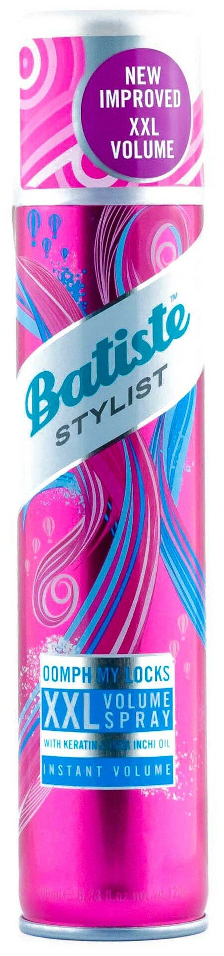 Batiste XXL Volume Spray Спрей для экстра объема волос 200 мл (Batiste, ) - фото №3