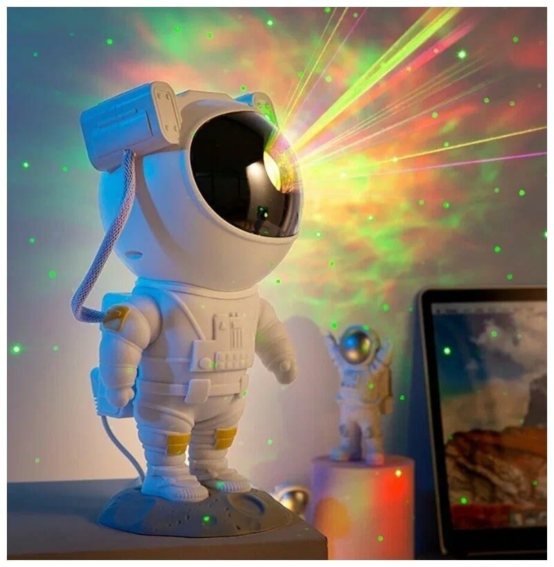 Проектор звездного неба\Лазерный ночник, настольный, светодиодный\Лампа детская\Светильник для детей, освещение\Звездное небо\ LuxLight - фотография № 1