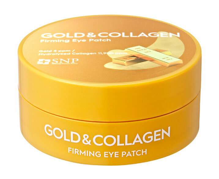 Гидрогелевые патчи SNP Gold Collagen Eye Patch для области вокруг глаз, с 24К золотом и коллагеном - фото №20