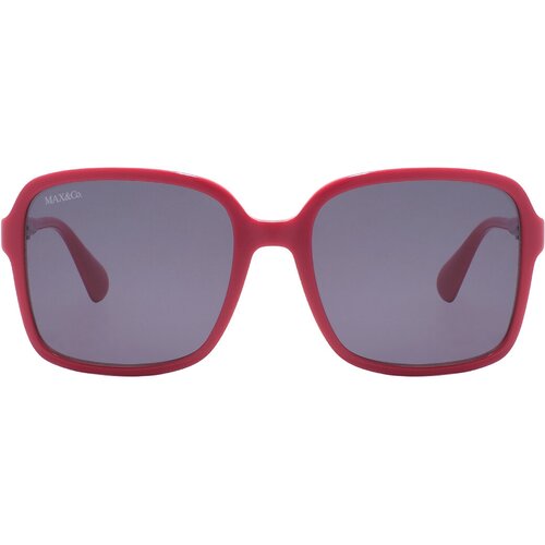 фото Солнцезащитные очки max mara, квадратные, для женщин, красный