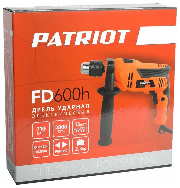 Дрель Patriot FD 600H - фотография № 8