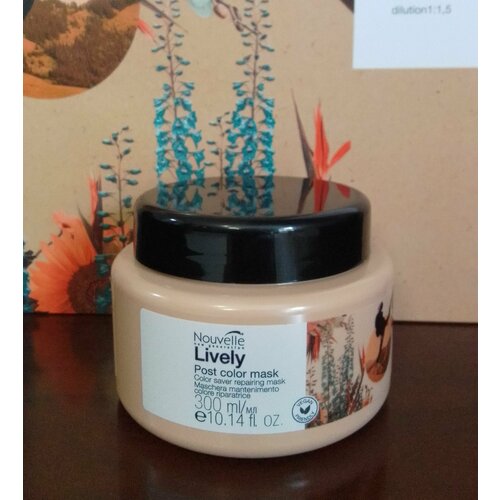 Nouvelle Lively Post Color Mask 300 ml. Маска для окрашенных волос