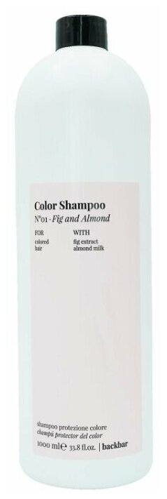 BACK BAR COLOR SHAMPOO №01 шампунь для окрашенных волос 1000 ML