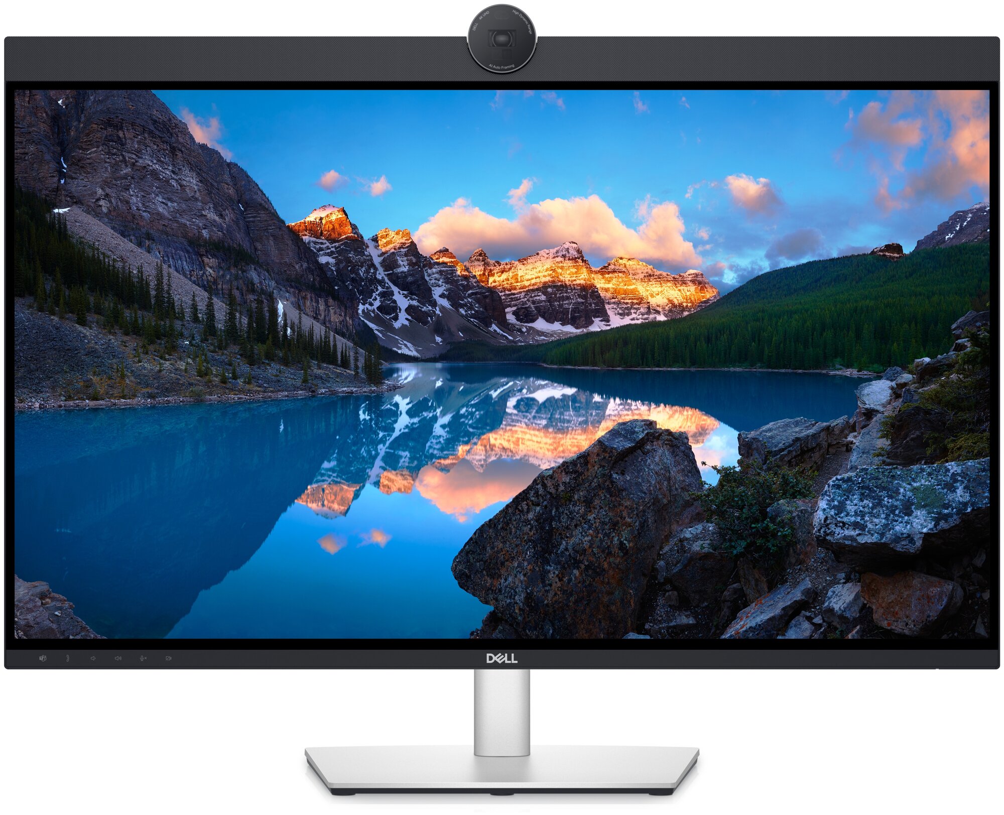 Монитор Dell 31.5 UltraSharp U3223QZ серебристый/черный IPS LED 5ms 16:9 HDMI M/M Cam матовая HAS 400cd 178гр/178гр 3840x2160 60Hz DP 4K USB 7.26кг