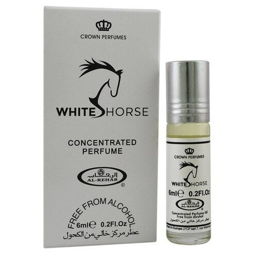 Масляные духи ролик мужские White Horse, 6 мл al rehab black horse 6 ml масляные духи унисекс парфюм масляные духи парфюмерия подарок