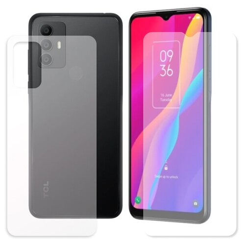 Гидрогелевая пленка LuxCase для TCL 30E 0.14mm Matte Front and Back 90575