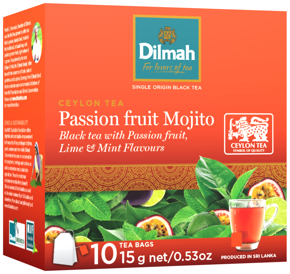 Чай черный Dilmah Passion fruit Mojito пакетированный