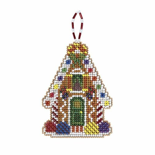 Gingerbread Chalet (Пряничный терем) #MH212116 Mill Hill Набор для вышивания 6.3 x 8.9 см Счетный крест