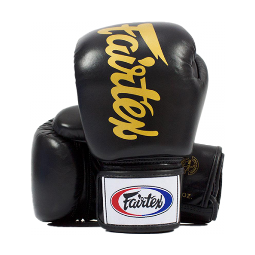 фото Боксерские перчатки fairtex bgv19 чёрные (12 унций)