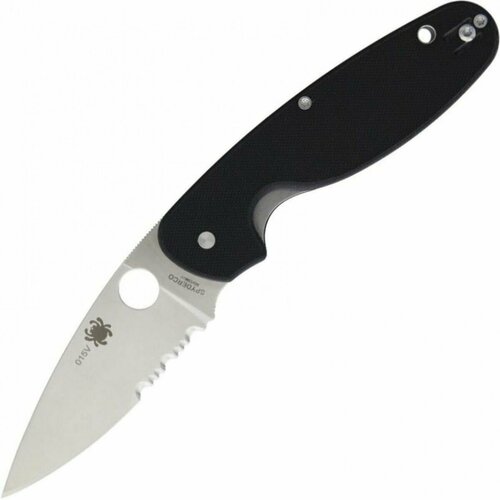 Нож складной Spyderco SC245GPS Emphasis, Part serrated Blade нож складной spyderco sc176ps clipitool plain serrated blade