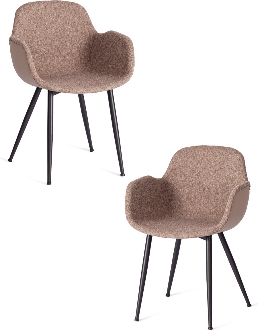 Комплект стульев для кухни TetChair VALENTINO, 2 шт, коричневый
