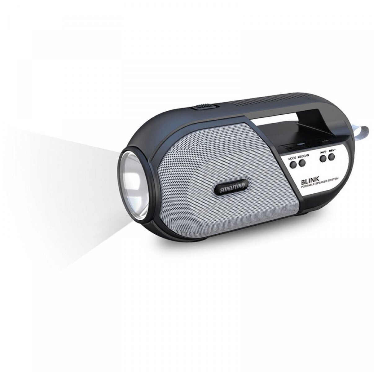 Портативная колонка SmartBuy BLINK 5 Вт фонарь Bluetooth MP3 FM-радио (SBS-5070) черная