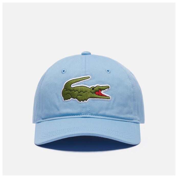 Кепка Lacoste Live Big Croc Twill голубой SIZE 