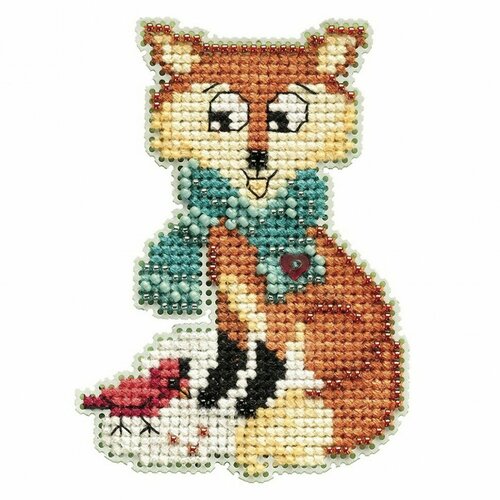 Foxy (Лисичка) #MH182136 Mill Hill Набор для вышивания 6.35 x 8.9 см Счетный крест