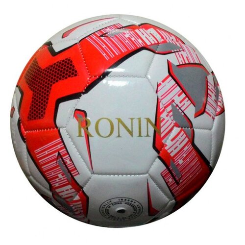 Мяч футбольный Ronin р.5, дизайн чемпионата мира, белый-красный