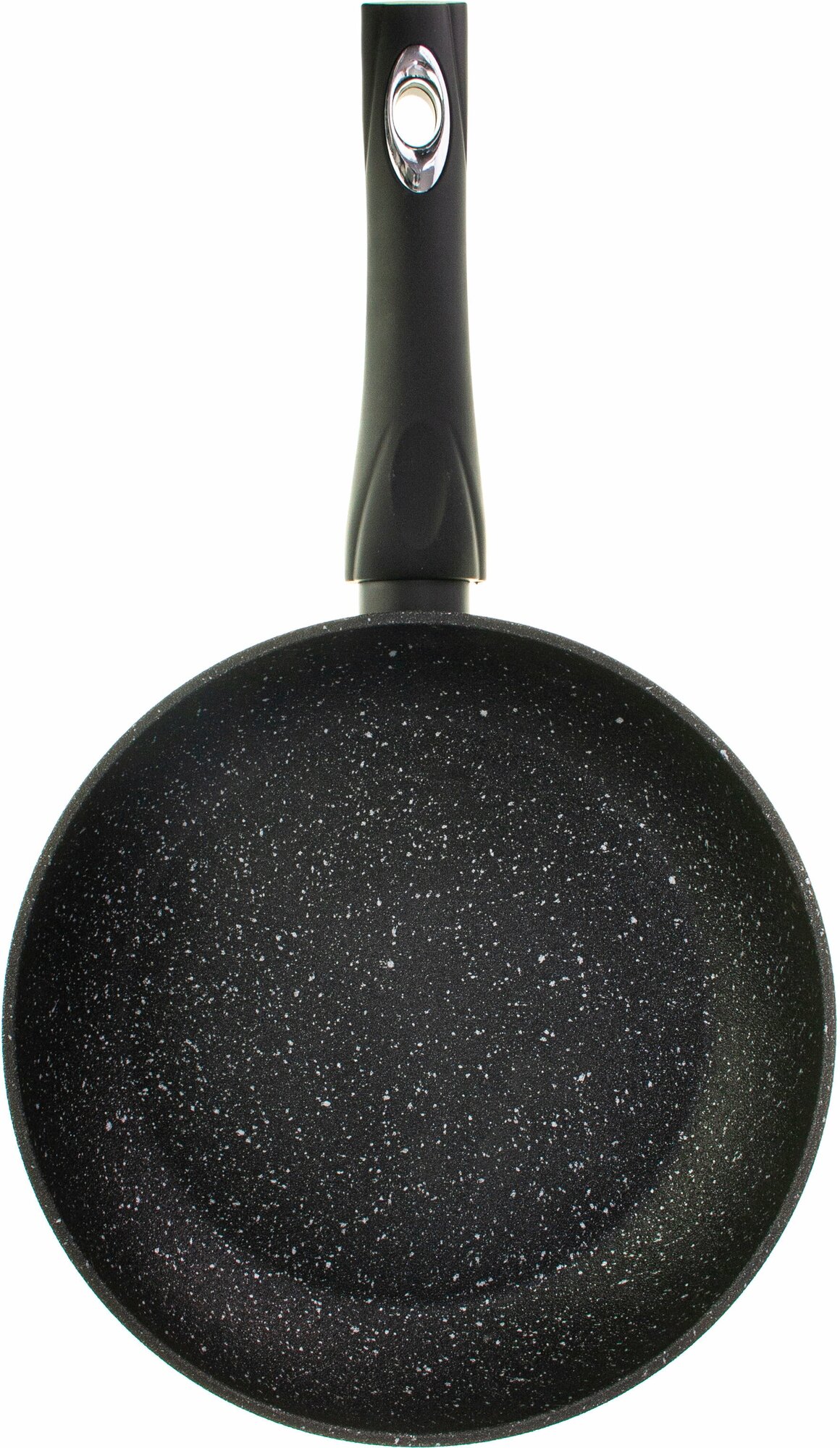 Сковорода с антипригарным покрытием для индукционной плиты из кованого алюминия 28 см Black Stone PROFFI Hoff - фото №3