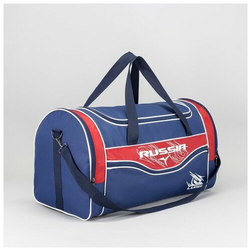фото Сумка спортивная на молнии, цвет синий luris