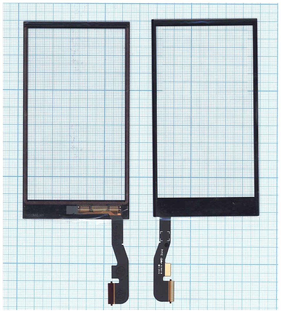 Сенсорное стекло (тачскрин) для HTC One mini 2 черное