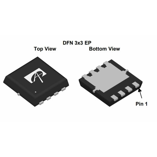 Микросхема AON7400AL N-Channel MOSFET 30V 40A DFN3x3EP