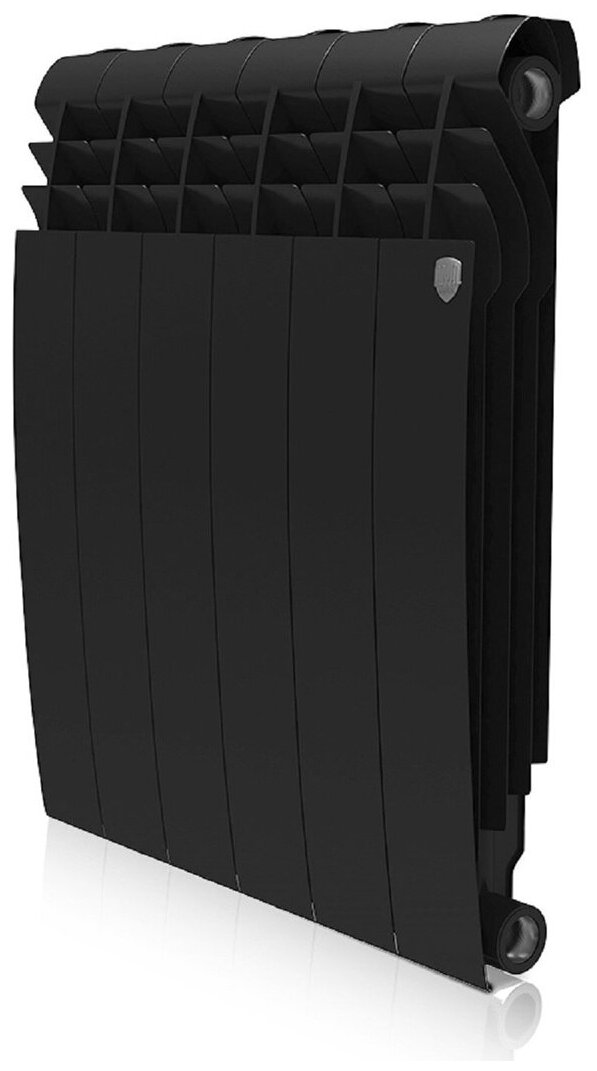 Радиатор биметаллический Royal Thermo BiLiner 350 Noir Sable - 12 секц. (RAL 9005) - фотография № 15