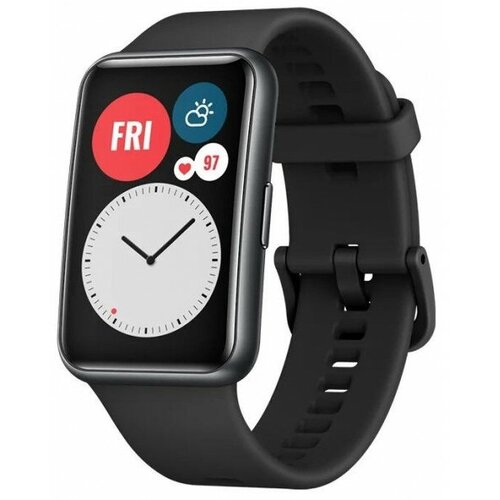 Умные часы фитнес-браслет Huawei Watch Fit черный 1099000₽