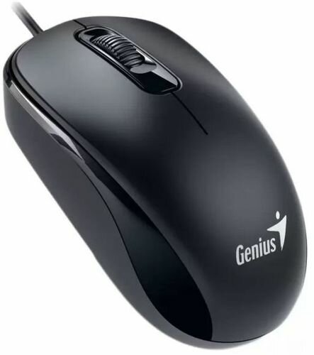 Мышь Genius DX-110 31010009400 1000 DPI, 3 кн, USB, 1.5m, черный