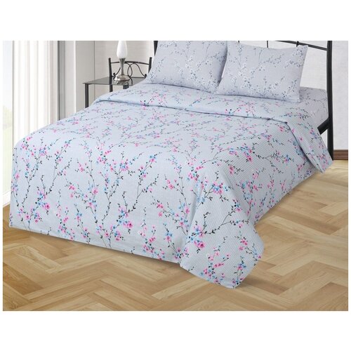 Полуторный комплект постельного белья Гейша бязь Премиум наволочки 70x70 см