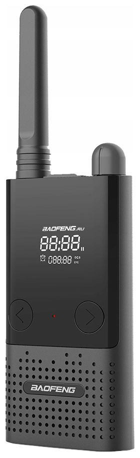 Рация BAOFENG BF-T9 аналоговая, 400-470 МГц, 2 Вт, 2500 мАч, с гарнитурой — фото 1