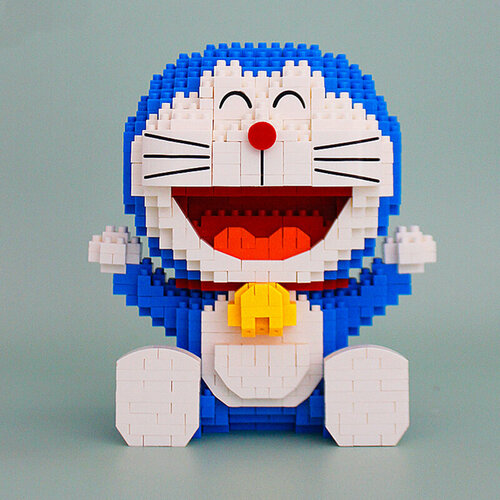 конструктор 3d из миниблоков balody doraemon котик радостный сидит 886 элементов ba16131 Конструктор 3D из миниблоков Balody Doraemon котик радостный сидит 886 элементов - BA16131