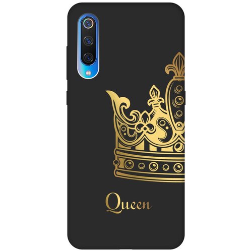 Матовый чехол True Queen для Xiaomi Mi 9 / Сяоми Ми 9 с 3D эффектом черный матовый чехол true queen для xiaomi mi 6 сяоми ми 6 с 3d эффектом черный