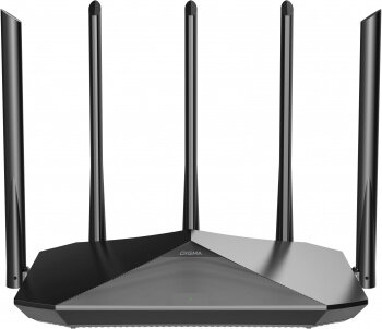 Wi-Fi роутер Digma DWR-AX1501, AX1500, черный