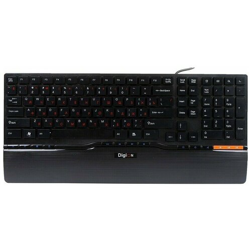 Клавиатура Delux Digion Black/Orange (PTDLK1882U)