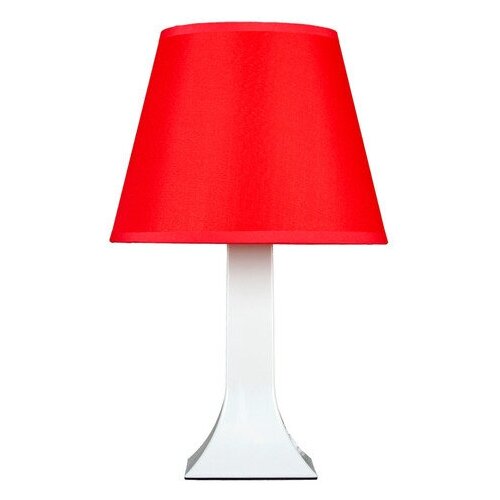 Лампа настольная 62104 1хЕ27 15Вт красный d=22 см, h=34,5 см