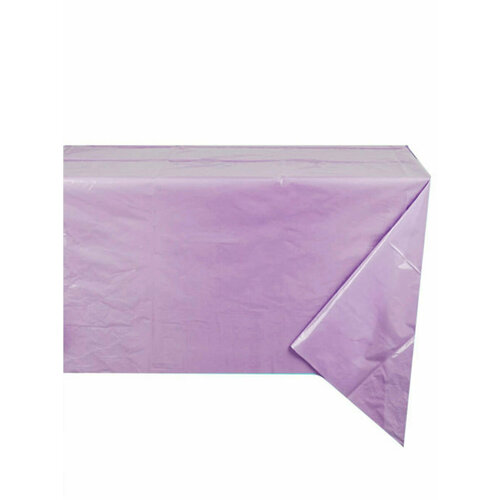 Скатерть для праздника лавандовая пастель 130 см х 180 см