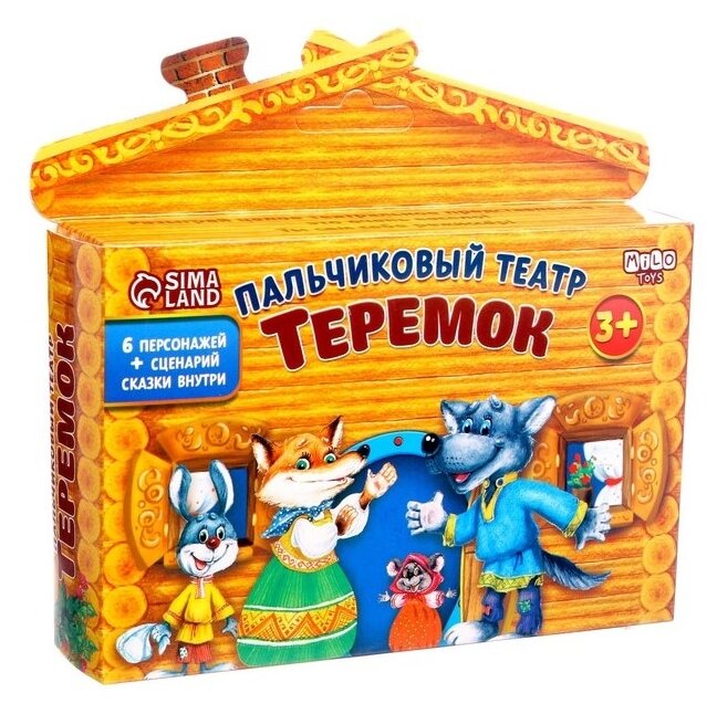 Кукольный театр "Теремок", набор 6 шт.