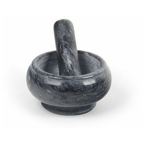 Ступка с пестиком, Мрамор, 9x4,5 см