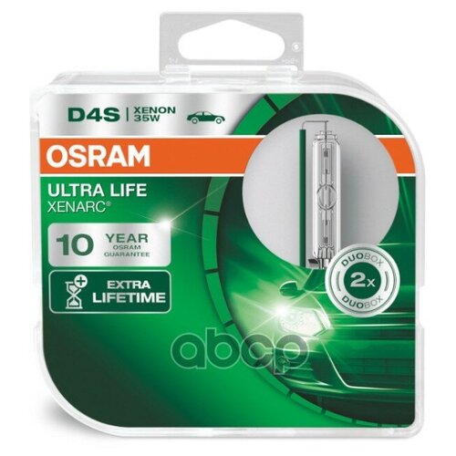 Автолампа Ксенон Osram 66440ult-Hcb (Замена 66440ult-Duobox ) D4s 42v 35w P32d-5 Xenarc Ultra Life 4300к (Пб2/20) Osram арт. ...