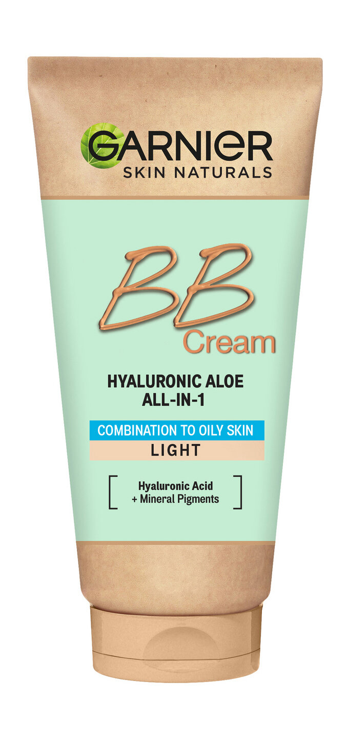 BB-крем для смешанной и жирной кожи лица Garnier ВB Сream Hyaluronic Aloe All-in-1 50 мл .