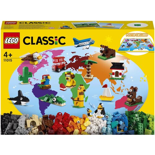 Конструктор LEGO Classic 11015 Вокруг света, 950 дет.